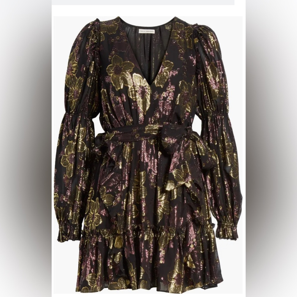 Ulla Johnson Ursa Fil Coupé SPARKLY Minidress